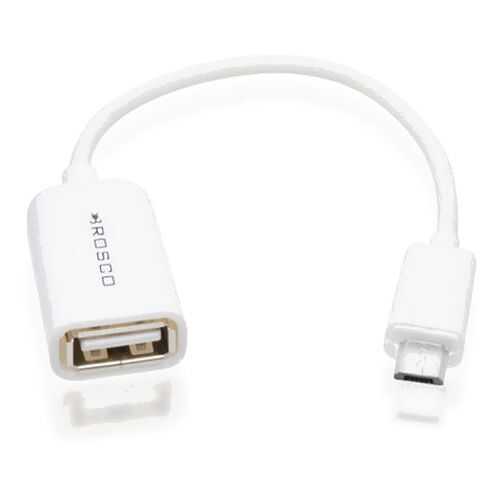 Кабель Brosco microUSB White в Теле2