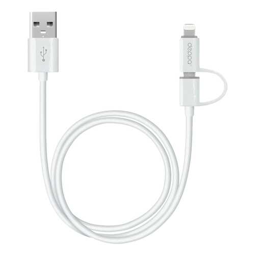 Кабель Deppa 72203 microUSB 1,2м White в Теле2