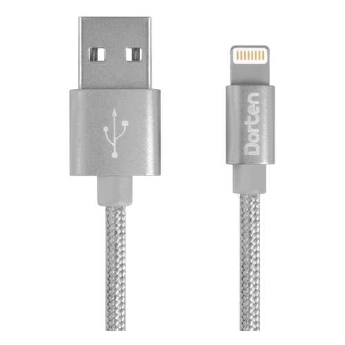 Кабель Dorten Metallic Lightning to USB Cable 2 м Space Gray в Теле2