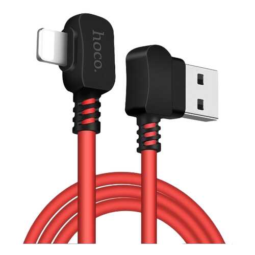 Кабель Hoco х19 Lightning 1,2м Red/Black в Теле2