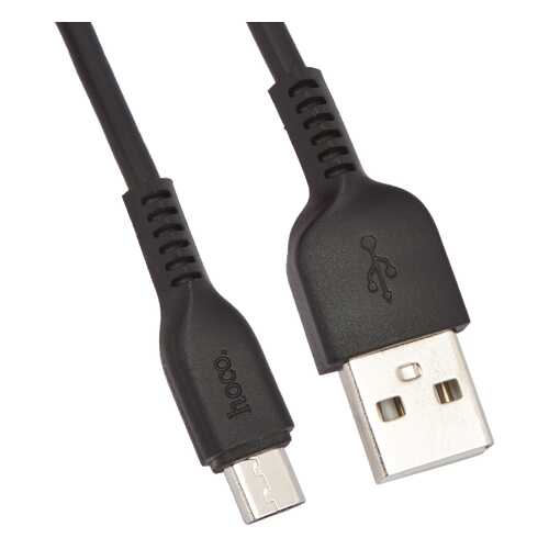 Кабель Hoco x20 microUSB 2м Black в Теле2