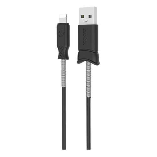 Кабель Hoco X24 Lightning 1м Black в Теле2