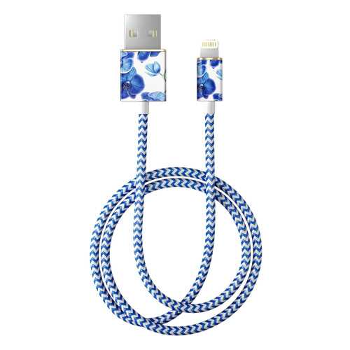 Кабель iDeal Fashion Cable Lightning 1м Baby Blue Orchid (IDFCL-70) в Теле2