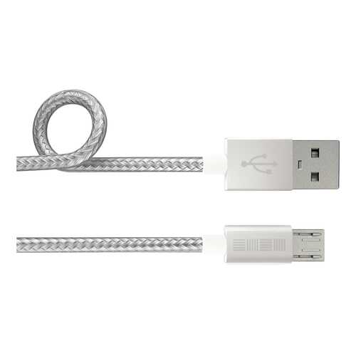 Кабель InterStep microUSB 1м Silver в Теле2