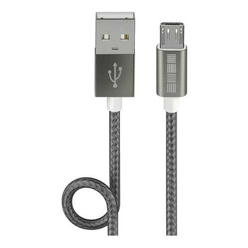 Кабель InterStep microUSB 2м Grey в Теле2