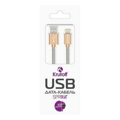 Кабель Krutoff Spring Lightning 1м Gold в Теле2