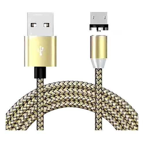 Кабель магнитный Zibelino DC Magnetic USB-microUSB (Gold) в Теле2