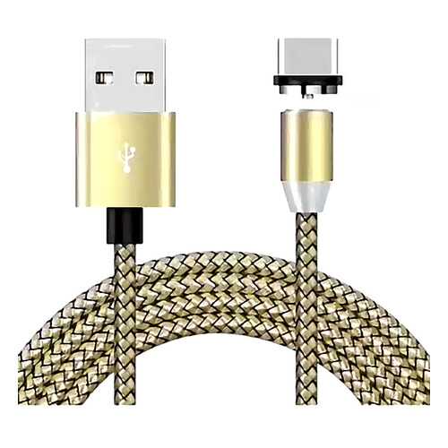 Кабель магнитный Zibelino DC Magnetic USB-USB Type-C (Gold) в Теле2