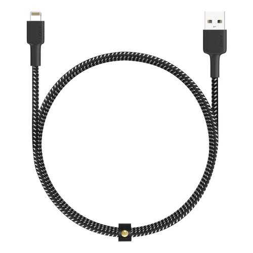 Кабель-переходник Aukey USB to Lightning 2m Black/White (CB-BAL4) в Теле2