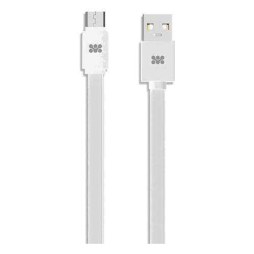 Кабель Promate linkMate-U2F microUSB 1,2м White в Теле2