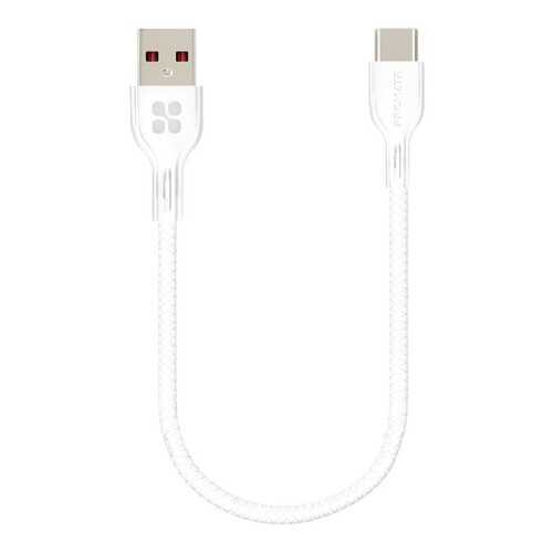 Кабель Promate PowerBeam-25C USB Type-C (0.25m) White в Теле2