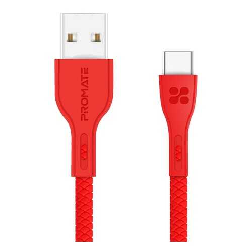 Кабель Promate PowerBeam-C USB Type-C 1.2 Red в Теле2