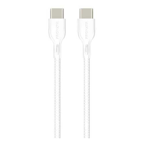 Кабель Promate PowerBeam-CC2 USB Type-C to USB Type-С (2m) White в Теле2