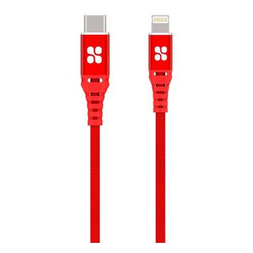 Кабель Promate PowerCord USB Type-C to Lightning MFI (1.2m) Red в Теле2