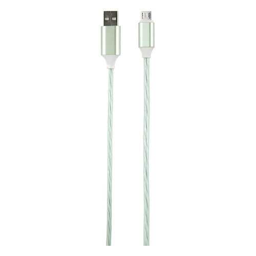 Кабель Red Line LED microUSB Green в Теле2