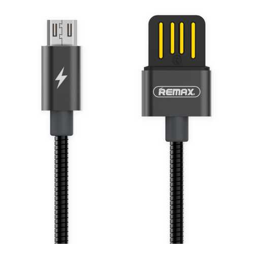 Кабель Remax rc-080m microUSB 1м Black в Теле2