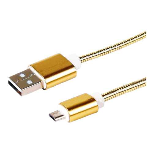 Кабель Rexant microUSB 1м Gold в Теле2