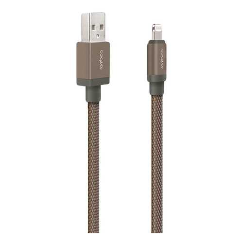 Кабель Rombica CB-LK02 Lighting 1,5м Khaki в Теле2