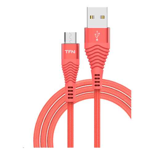 Кабель TFN microUSB forza 1.0m Coral в Теле2