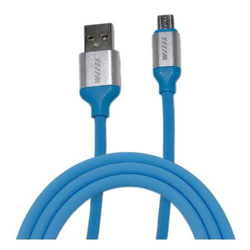 Кабель WIIIX CB120-UMU-10BU microUSB 1,2м Blue в Теле2