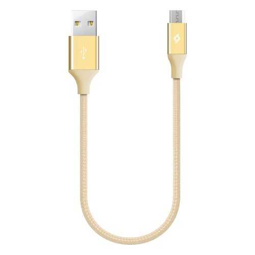 Ttec кабель microUSB 0.3m gold в Теле2