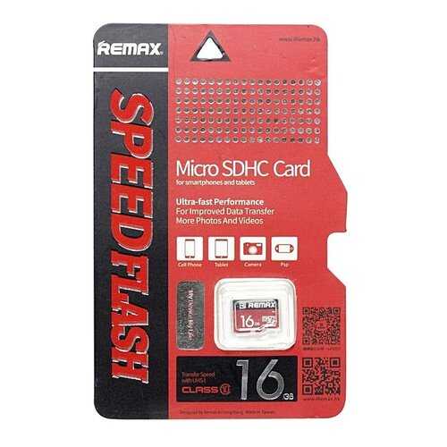 Карта памяти Remax microSDHC 16 GB Card Class 10 в Теле2