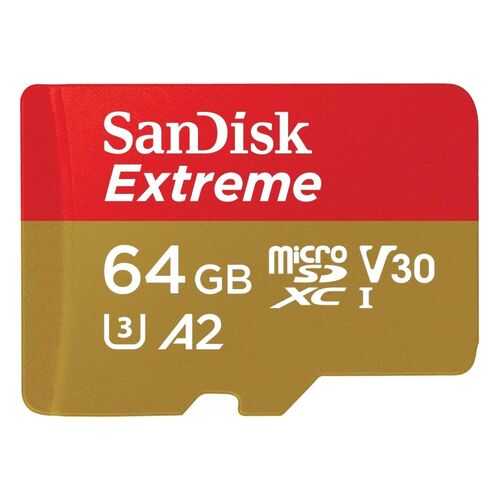 Карта памяти SanDisk Micro SDXC Extreme SDSQXVF-064G-GN6MA 64GB в Теле2