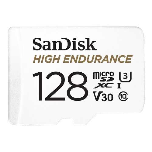 Карта памяти SanDisk microSDXC Class 10 UHS-I U3 V30 High Endurance Video Monitoring Card в Теле2