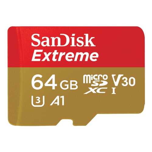 Карта памяти SanDisk SDXC Extreme SDSQXA2-064G-GN6MA 64GB в Теле2