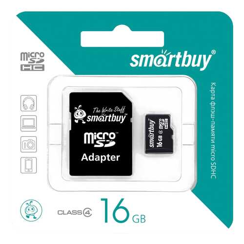 Карта памяти SmartBuy Micro SDHC SB16GBSDCL4 16GB в Теле2