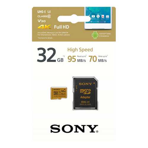 Карта памяти Sony Micro SDHC SR32MX3A/NT 32GB в Теле2