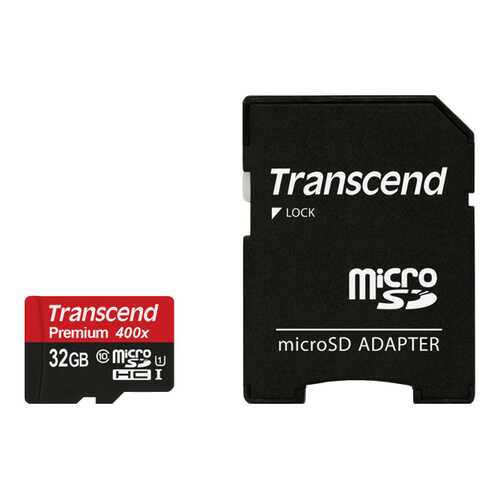 Карта памяти Transcend Micro SDHC Premium TS32GUSDU1 32GB в Теле2