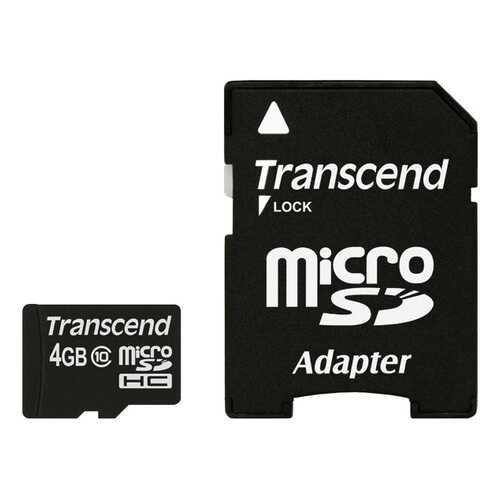 Карта памяти Transcend Micro SDHC Premium TS4GUSDHC10 4GB в Теле2