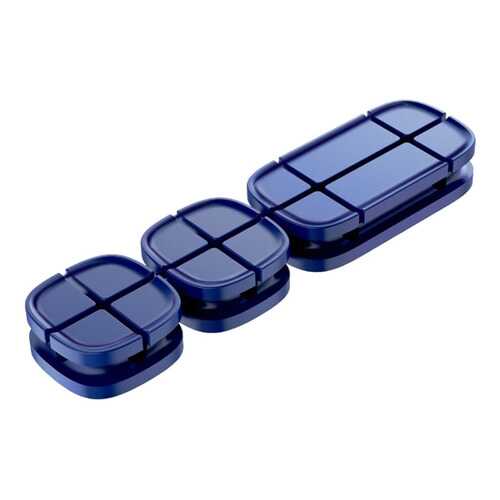 Держатель Baseus Cross Peas Cable Clip Blue в Теле2