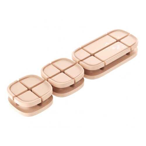 Держатель-зажим Baseus Cross Peas Cable Clip Gold в Теле2