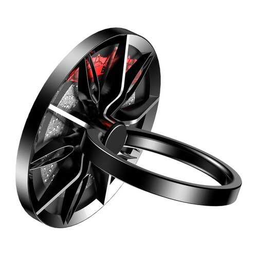 Кольцо-держатель для смартфона Baseus Wheel Black/Silver в Теле2