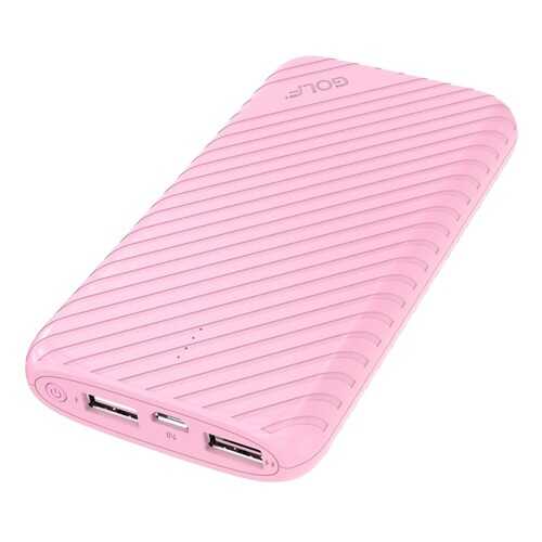 Внешний аккумулятор Golf G17 Powerbank 8000 mAh Pink в Теле2