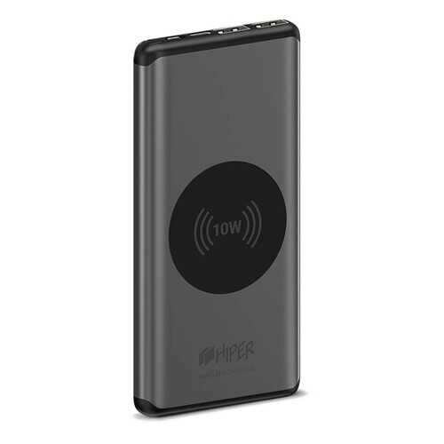 Внешний аккумулятор HIPER NANO X 10000 mAh серый, с беспроводной зарядкой в Теле2