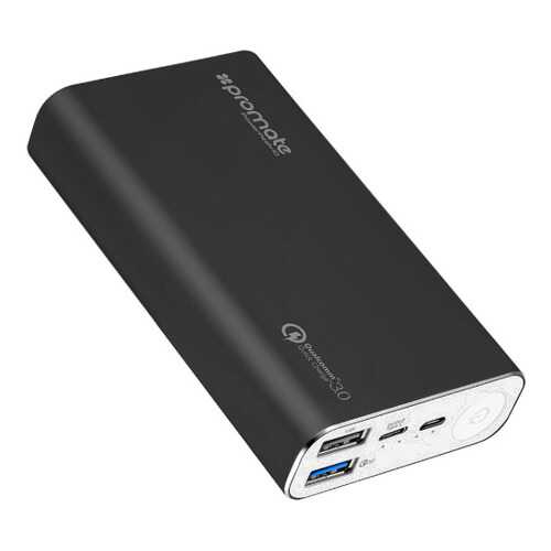 Внешний аккумулятор Promate PowerPeak-10 10000mAh Qualcomm QC3,0 Black в Теле2