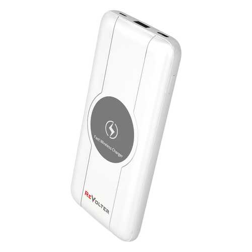 Внешний аккумулятор ReVolter 10000Qi Power Bank White в Теле2