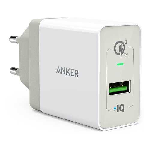 Сетевое зарядное устройство Anker PowerPort+ QC3.0 1 USB 3A White в Теле2