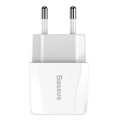 Сетевое зарядное устройство Baseus Mini Dual-U Charger 2xUSB 2.1A CCALL-MN02 White в Теле2