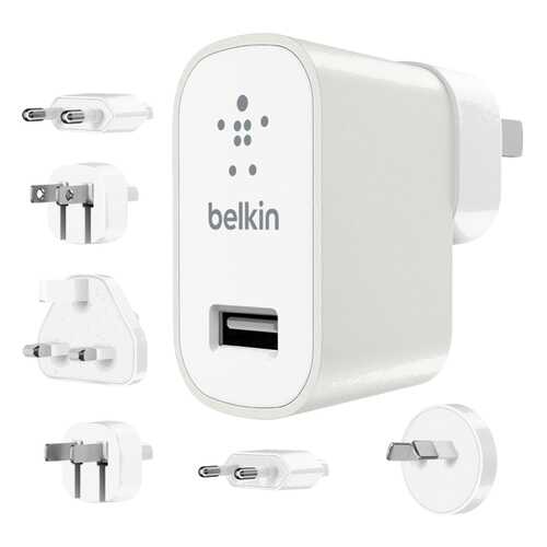 Сетевое зарядное устройство Belkin Global Travel Kit F8M967btWHT (White) в Теле2