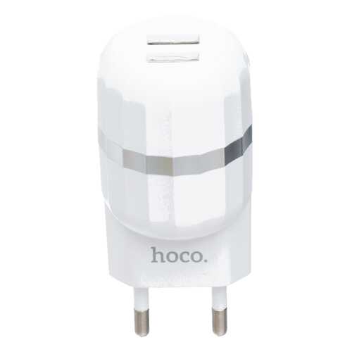 Сетевое зарядное устройство Hoco C41A 2 USB 2,4A White в Теле2