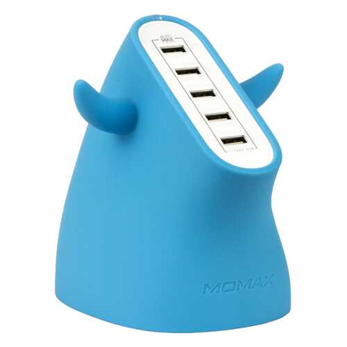 Сетевое зарядное устройство MoMax U.Bull 5 USB 8A Blue в Теле2