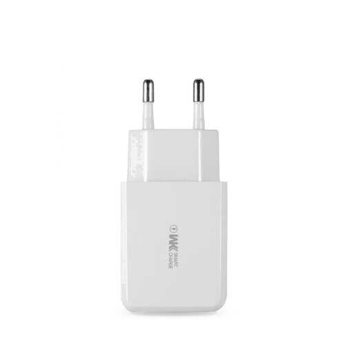 Сетевое зарядное устройство WK Suda 1m 2USB 2.4A+кабель USB-iP White в Теле2