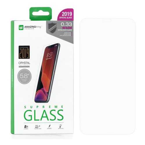 Защитное стекло AMAZINGthing SupremeGlass Extra Hard 0.33mm для Apple iPhone X в Теле2