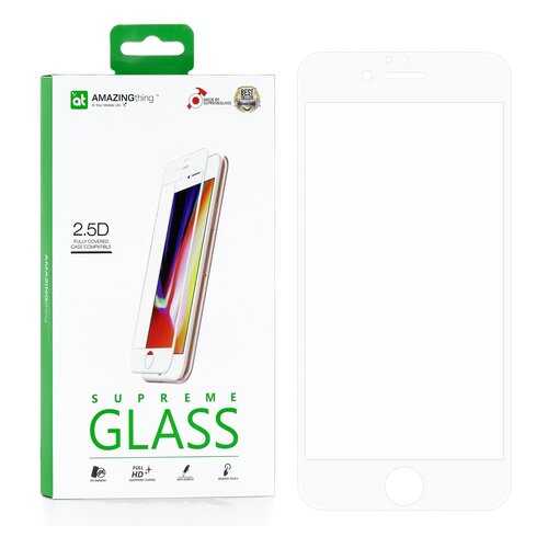 Защитное стекло AMAZINGthing SupremeGlass Full Glue White 0.33mm для Apple iPhone 6/6S в Теле2