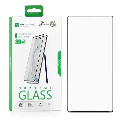 Защитное стекло AMAZINGthing SupremeGlass Full Screen 3D Black для Samsung Galaxy Note 10 в Теле2