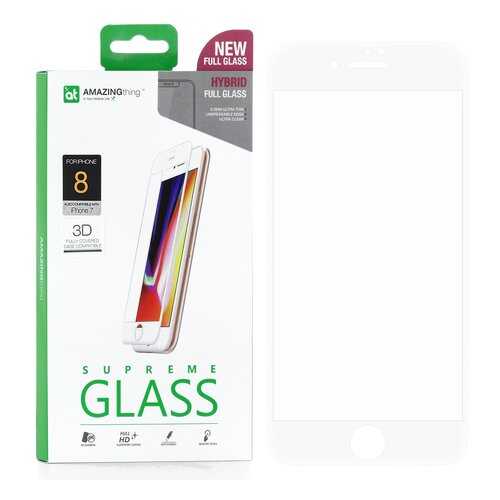 Защитное стекло AMAZINGthing SupremeGlass Hybrid 3D White 0.2mm для Apple iPhone 7 в Теле2